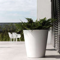 Jardinière géante en acier inoxydable durable avec couleur et taille personnalisées pour l'esthétique paysagère moderne des places publiques urbaines
