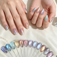 Vernis Gel Magnétique Professionnel Effet Œil de Chat Monet Garden 15ml – 12 Couleurs – UV/LED – Soak-Off – Longue Durée – Non Toxique – Pour Salon