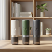 Machine à café portable USB pour capsules d'espresso, électrique, à batterie, en aluminium, mini machine à café française pour l'extérieur, voiture, hôtel, voyage