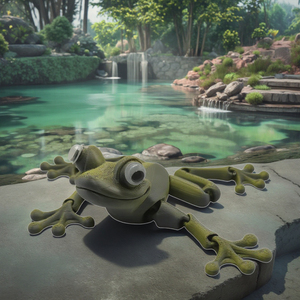 Jouet éducatif grenouille imprimé en 3D pour enfants autistes ayant des besoins sensoriels, outil créatif de décompression et d'apprentissage doux - Product Image 2