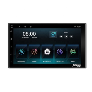 7 inch phổ xe đa phương tiện hệ thống âm thanh với GPS RGB IPS màn hình BT WIFI Carplay DSP 2DIN Dash Android Car đài phát thanh DVD Máy nghe nhạc - Product Image 4