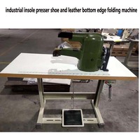 Machine à fabriquer des semelles de chaussures en cuir, machine automatique de pliage et de reliure des bords des semelles intérieures de chaussures en cuir