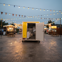Food Truck Mobile avec Salle de Bain, Food Truck d'Extérieur, Food Truck à Limonade, Food Truck Italien, Food Truck de Conduite avec Cuisine Complète