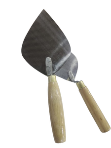 Outils de construction de haute qualité, manche en bois, lame en acier, outils pour le béton, truelle pour la maçonnerie, le plâtrage et les briques - Product Image 4