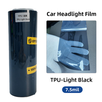 Film de protection pour phares de voiture Covestro Light-Black TPU, film protecteur pour feux arrière de voiture auto-réparant 7,5 mil