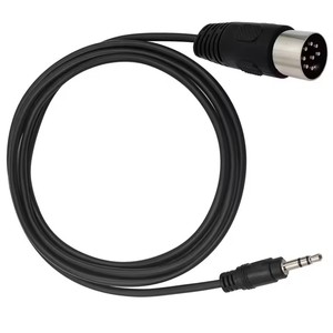 Câble adaptateur audio micro DIN 8 broches mâle vers jack stéréo 3,5 mm mâle 50 cm 150 cm - Product Image 2