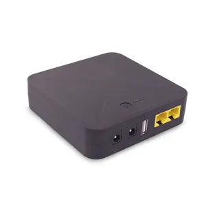 WGPWiFiルーターオンライン5VUSBパワーバンクバックアップバッテリー8000mAh48V POE DC 9V12VミニUPSfor WiFi Router Telecom Modem Camera