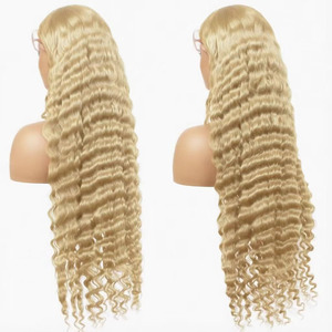 Perruque longue bouclée style africain, petite boucle, avec dentelle HD, pour femmes noires, styles brésiliens et vietnamiens, vente en gros d'usine - Product Image 5