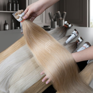 Extensiones de Cabello Virgen Europeo Vietnamita Remy con Ondas Naturales Estilo Fumi, Opciones Teñidas para Uso Profesional en Salón de Alta Calidad - Product Image 3
