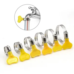 Worm kẹp thép không gỉ Đức Loại Hose kẹp với xử lý - Product Image 1