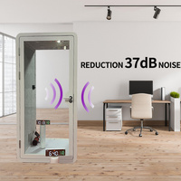 Petite cabine préfabriquée modulaire petite maison préfabriquée salle de réunion pour les pods de bureau de travail