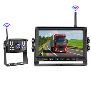 Không dây đảo chiều máy ảnh xe tải Trailer cẩu không dây kỹ thuật số độ nét cao 7-inch Ghi giám sát 12V24V - Product Image 5