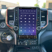 Autoradio multimédia Android à écran vertical de 13,6 pouces avec GPS, processeur octa-core, aide au recul et amplificateur pour Dodge RAM 2019-2021