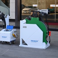 Machine à souder par emboîtement pour tuyaux en plastique HDPE de 450-800 mm, livrée avec des patins antidérapants Welping FX