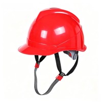 Casque de sécurité ABS de type V, casque de chantier ventilé, protection industrielle de la tête, support de mentonnière, personnalisation Langshuo