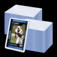 Protège-cartes rigides en plastique ultra transparents 3"x4" pour cartes de baseball et cartes de sport à collectionner