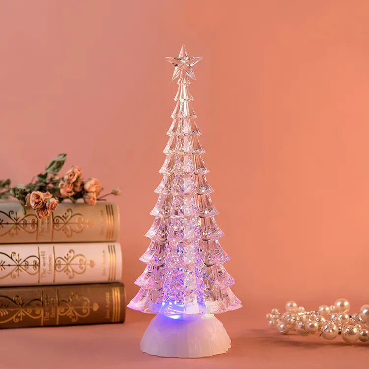 Светодиодная Подставка под дерево с изменением цвета, Рождественское украшение