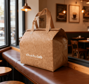 Wholesale Recyclable Non-Woven Shopping <strong>Bags</strong> for Food Coffee Tea Milky Beverages Handbag Milk Pizza Sandwich Cookie Packaging - Product Image 2