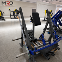Máquina de remo comercial de doble función, máquina de remo guiada por rieles, entrenador multifuncional de músculos dorsales para gimnasios