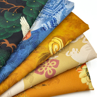 Tissu en satin jacquard et tissu en satin imitation soie, utilisés comme matériaux textiles pour robes, chemises et chemises de nuit, vente en gros