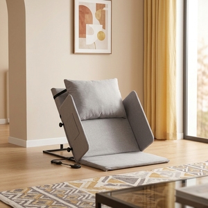Cuscino a cuneo elettrico regolabile per schienale <span class=keywords><strong>letto</strong></span>, supporto pieghevole silenzioso per anziani e pazienti allettati, per lettura e riposo a casa - Product Image 1
