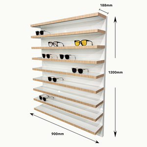 Tùy chỉnh Kính mắt cửa hàng treo tường Acrylic Sunglass hiển thị kính mắt Kệ hiển thị quang học giá LED thắp sáng Kính mát hiển thị - Product Image 6