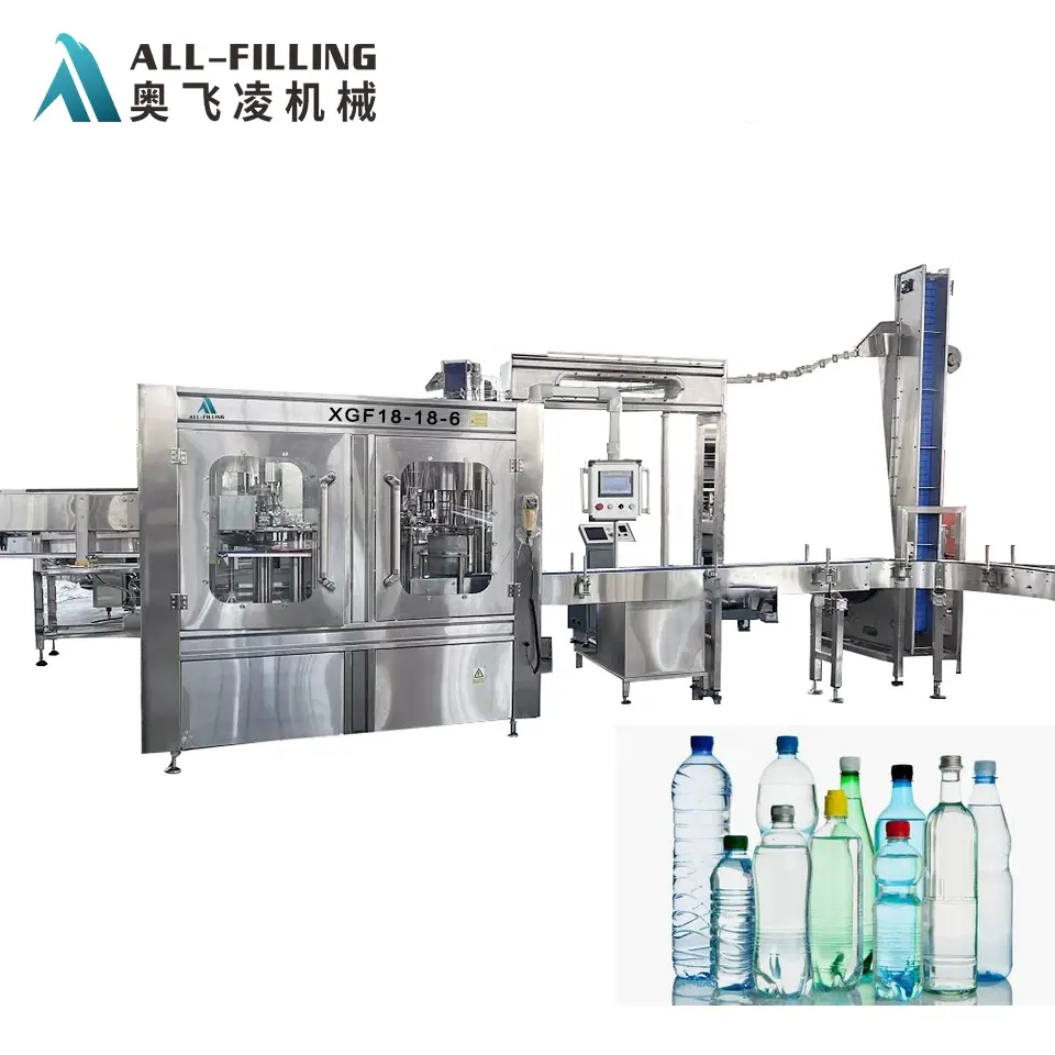 Zhangjiagang Automatisches Trinken Mineral Reinwasser füllung Produktions linie Tisch wasser abfüll maschine