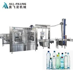 Zhangjiagang Automatic Drinking Mineral Pure Water Filling Production Line Table Water Bottling Machine