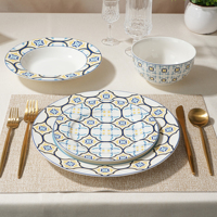 Services de vaisselle en porcelaine céramique en gros – Qualité supérieure, luxe moderne pour la maison, l'hôtel et le restaurant, compatible lave-vaisselle