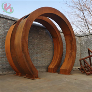 Thiết kế mới corten thép mặt trăng cổng vòng tròn vườn hoặc trang trí đám cưới - Product Image 1