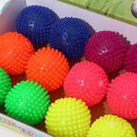 Balle à LED lumineuse Spiky Bouncy Ball Clignotant Squeaky Ball