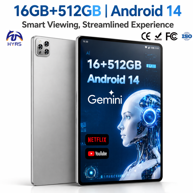 Factory Hot Selling OEM Android14 Octa Core Tablet With SIM Card 10.1" 512GB Keyboard Business & Entertainment WIFI&GSM,New RoHS