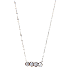 สร้อยคอจี้ตัวอักษรประดับเพชรซิคอน ชุบทอง 14K บนสแตนเลสสตีล สำหรับผู้หญิงและเด็ก ของขวัญสุดฮิต ปลอดภัยต่อผิวแพ้ง่าย ขายส่ง - Product Image 2