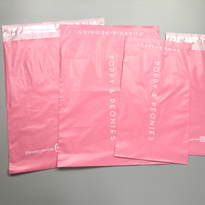 Rosa al por mayor/a granel/<span class=keywords><strong>barato</strong></span>/Logotipo personalizado impreso adhesivo de sellado de ropa/ropa envío <span class=keywords><strong>sobre</strong></span> para venta - Product Image 1