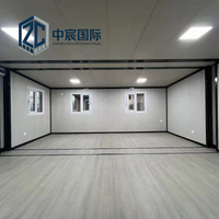Maison conteneur à deux étages Zhongchen pour abri de stockage et remise à outils, bâtiment modulaire préfabriqué pour atelier