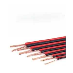 RVB cable rojo y negro línea paralela de cobre puro 2*0,3mm rojo y negro caja de luz de publicidad paralela dual vehículo eléctrico