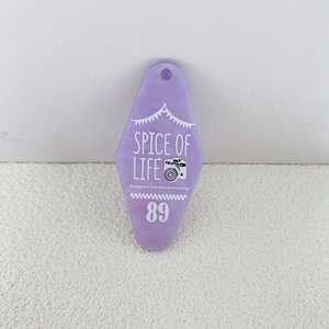 Retro Motel <b>Key</b> <b>Tag</b> Diamond House Number, Personalized logo Hotel Room Number Business Promotion Gift - Product Image 3