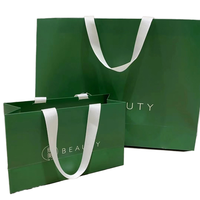 Bolsa de Compras de Papel Kraft Reciclado Clásica al por Mayor con Logotipo Impreso Personalizado para Promoción y Uso en Supermercados