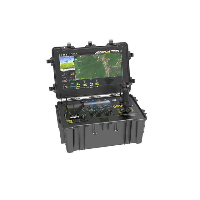 GCS-RPRO Drone Ground Control System Dual High-Brightness 1080P Screens Flight Control Panel Long-Range Data Link Large Battery