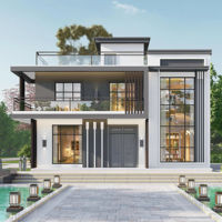 Produits très demandés : Villas préfabriquées en acier léger pour la construction