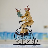 Figurines de clown en résine, statue décorative vintage de cirque, figurine de clown pour la maison ou le bureau