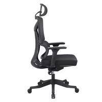 Chaise de bureau de direction moderne de luxe en maille à dossier haut, ergonomique, pivotante et réglable pour salle de conférence - Vente en gros