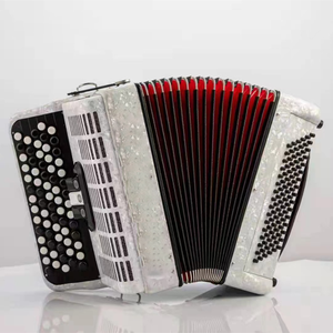 Accordéon à boutons professionnel 60 basses Bayan 3 registres, vente en gros, direct usine, instrument de musique OEM - Product Image 3