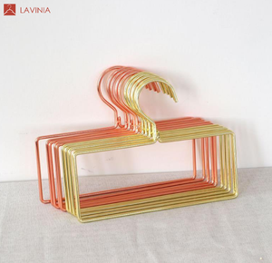 Lavinia venta al por mayor cuadrado color oro rosa bufanda toalla hijab sujetador cuadrado metal perchas - Product Image 5