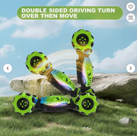 Voiture RC de cascade HOSHI 1611 2xBatteries 2.4G 1/24 avec contrôle par montre à capteur de geste, moteur sans noyau, rotation à 360°, véhicule jouet RC - Stock US
