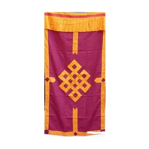 High Quality Fabric Decoration Buddhist Door Curtain Form Nepal