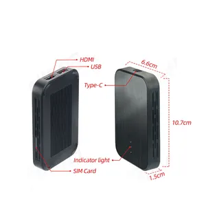 Lancol adaptor kotak ai carplay portabel nirkabel android 10 modul GPS bawaan