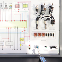 Automotive Gasoline Engine Control System Trainer Lab Automobile Training Equipment Teaching Board for Vocational School