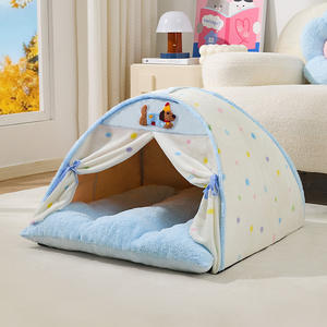 Maison chaude d'hiver toutes saisons Tente universelle semi-fermée pour chats et chiens - Product Image 2