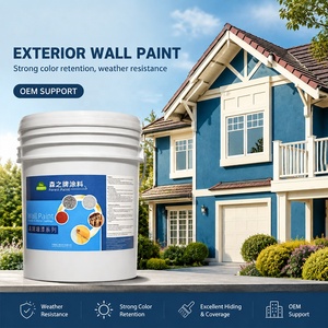 China Factory Weather Resistant Building Colorful Decorative Luxury Wall <strong>Paint</strong> Coating for House Exterior Wall - Product Image 1